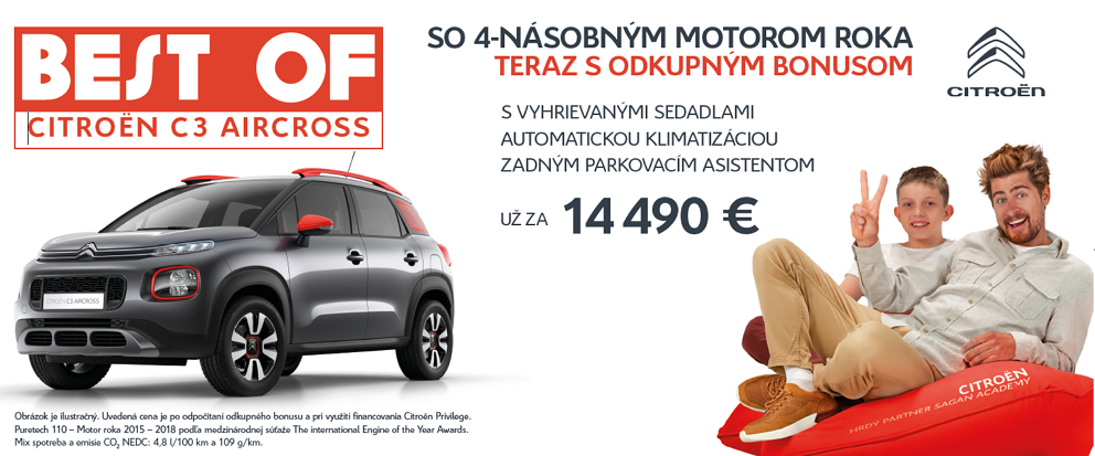 citroen c3 aircros najlepšia cena