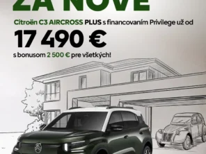 Citroën C3 Aircross PLUS v khaki farbe s bielou strechou – akcia Staré za nové, cena od 17 490 €